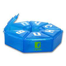 *Органайзер Enjee РТ 6073 для таблеток Ромашка