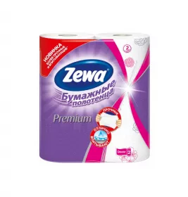 *Рушники паперові Zewa Premium білі 2-шарові №2