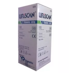 *Тест комплексный Uriscan глюкоза, кетоны в моче №100