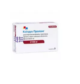 Ксігдуо Пролонг таблетки по 5 мг/1000 мг 28 шт.