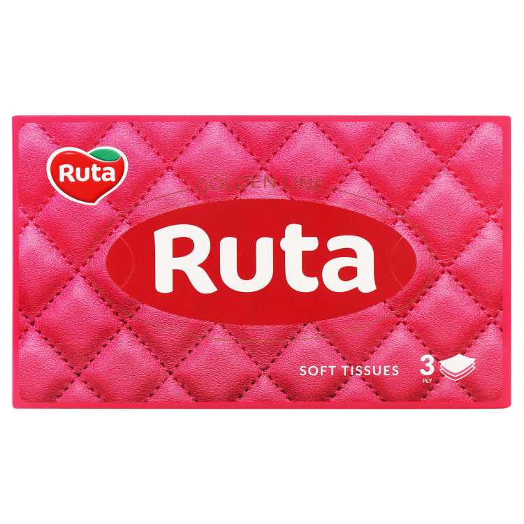*Серветки косметичні Ruta 3-шарові пенал №60