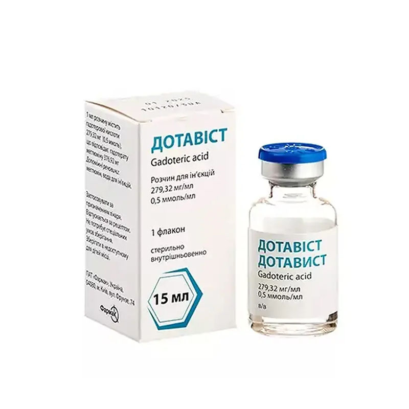Дотавіст розчин для ін'єкцій 279,32 мг/мл по 15 мл у флаконі 1 шт. - Фармак