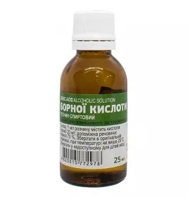 Борна кислота розчин 2% по 25 мл у флаконі - Фітофарм