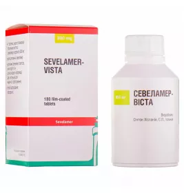 Севеламер-Віста таблетки по 800 мг 180 шт. у конт. (бан.)