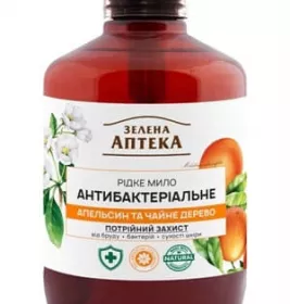 *ЗА мыло жидкое Антибактериальное Апельсин и чайное дерево 460мл