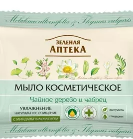*ЗА Мыло Чайное дерево и чебрец 75г