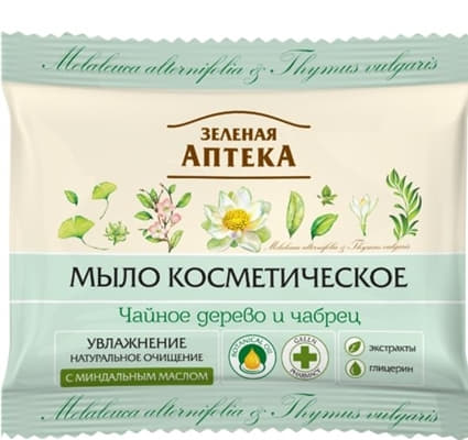 *ЗА Мыло Чайное дерево и чебрец 75г *ЗА Мыло Чайное дерево и чебрец 75г