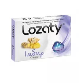 *Лозаті Імбирь Льодяники д/горла №12