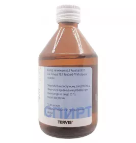 Спирт етиловий 70% розчин по 100 мл у флаконі