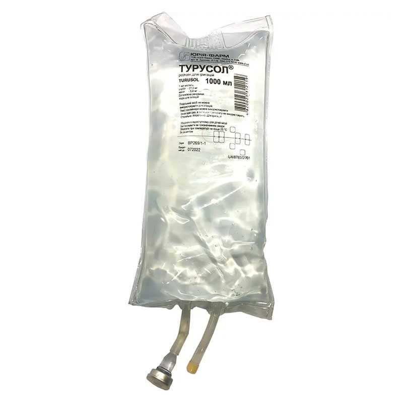 Турусол розчин для іригації по 1000 мл у контейнері