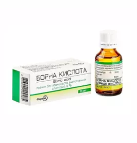*Борная кислота спирт р-р 3% фл.25мл Фармак