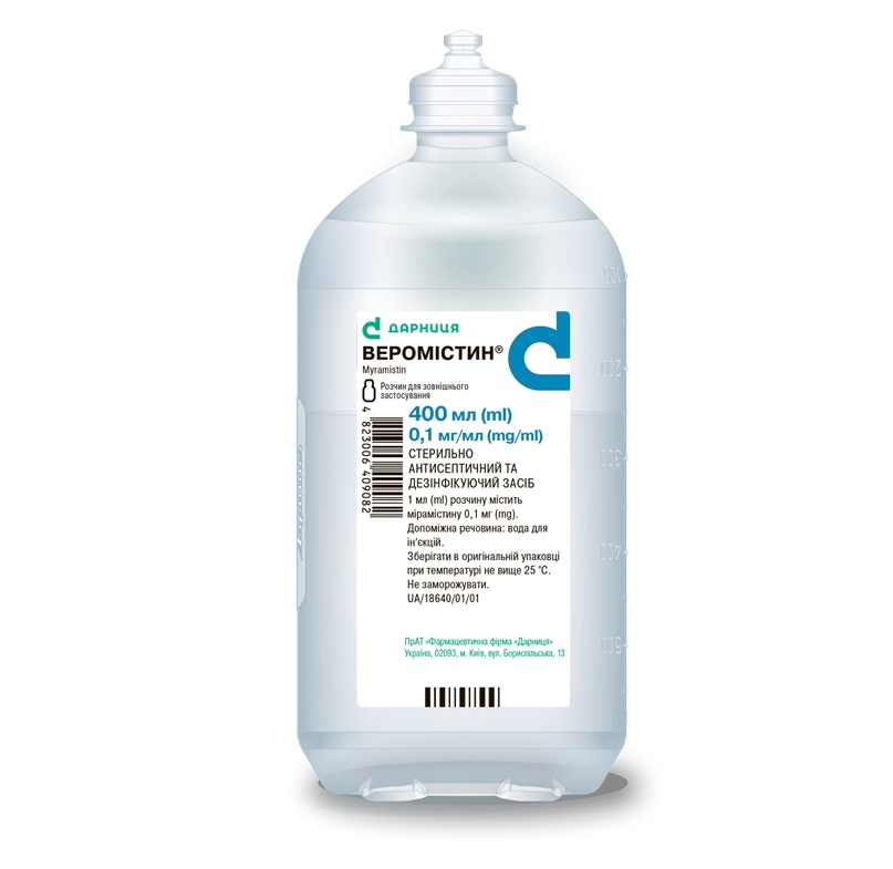 *Веромістин-Дарниця р-н д/зовн.заст.0,1мг/мл фл.400мл