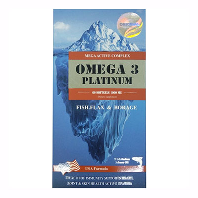 *Омега-3 Платінум капс. 1000мг №60