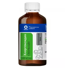 Хлоргексидин розчин 0.05% по 200 мл у флаконі - Віола