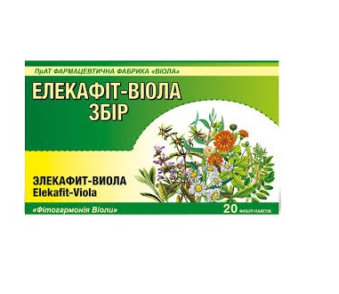 Елекафіт-Віола збір по 1.5 г у фільтр-пакетиках 20 шт.