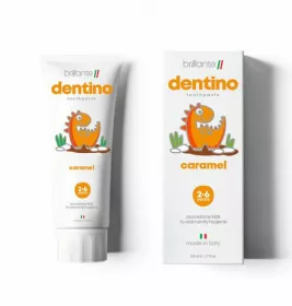 *Brillante Dentino зубна паста-гель дит. Caramel 2-6 років 50мл