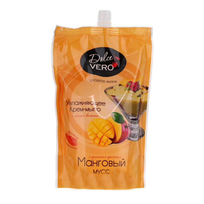 *Мыло жидкое Dolce Vero Манговый мусс 500мл дой-пак *Мыло жидкое Dolce Vero Манговый мусс 500мл дой-пак