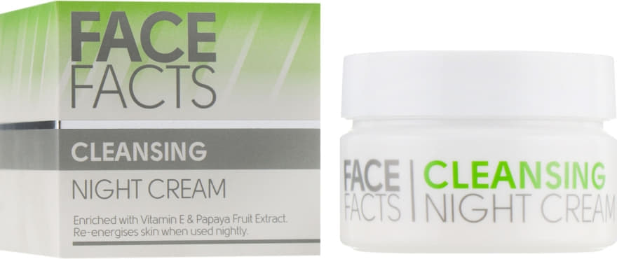 *Крем Face Facts Cleansing д/лица ночной 50мл *Крем Face Facts Cleansing д/лица ночной 50мл
