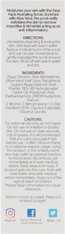 *Скраб Face Facts Hydrating д/обличчя 75мл