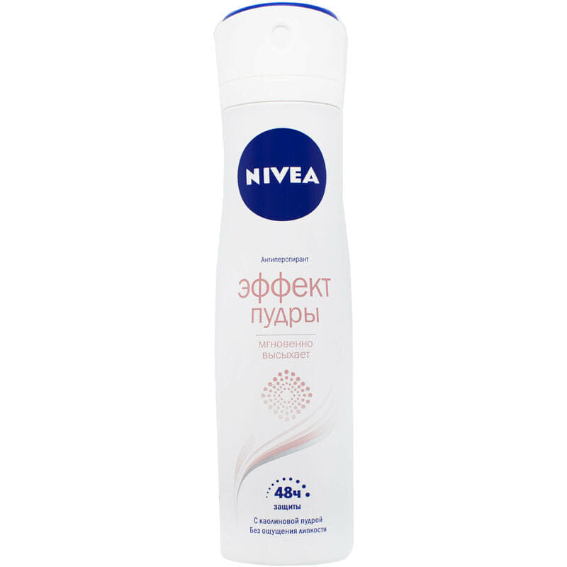 *NIVEA дезодорант спрей жен. Эффект пудры 150мл 82286