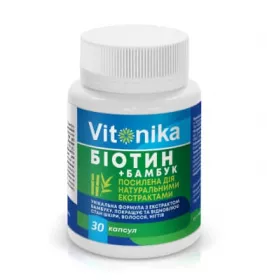*Vitonika диет.доб.Биотин+бамбук капс.№30