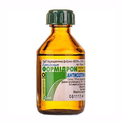 Формідрон розчин спиртовий по 50 мл у флаконі 1 шт.