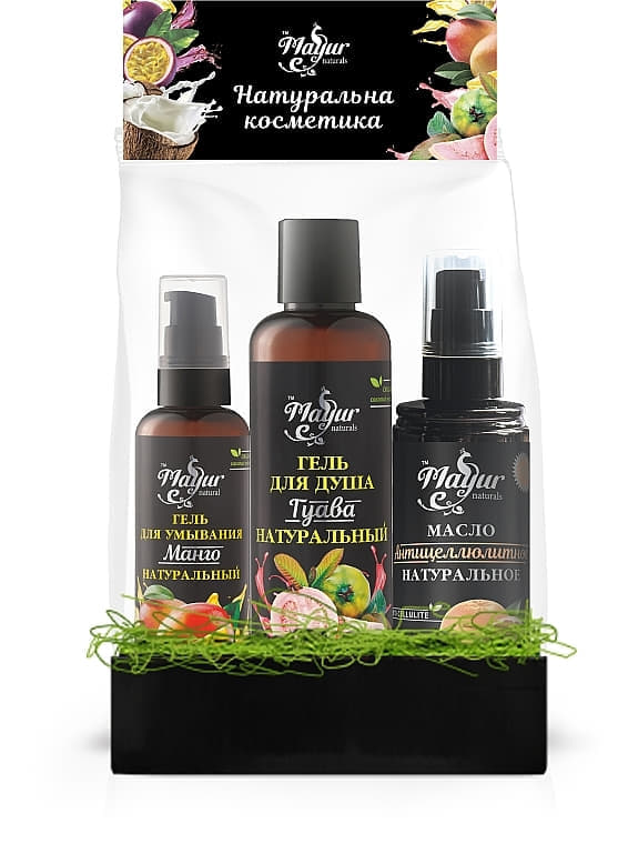 Mayur набір (г/вмив.Манго100+г/дГуава200+олія антицел.120)