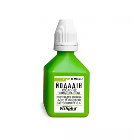 Йодадин розчин 10% по 30 мл у флаконі