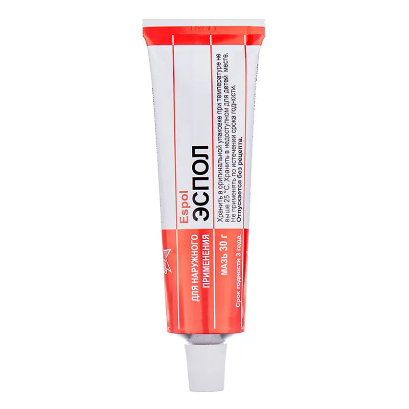 Эспол мазь туба 30 г - Лубныфарм
