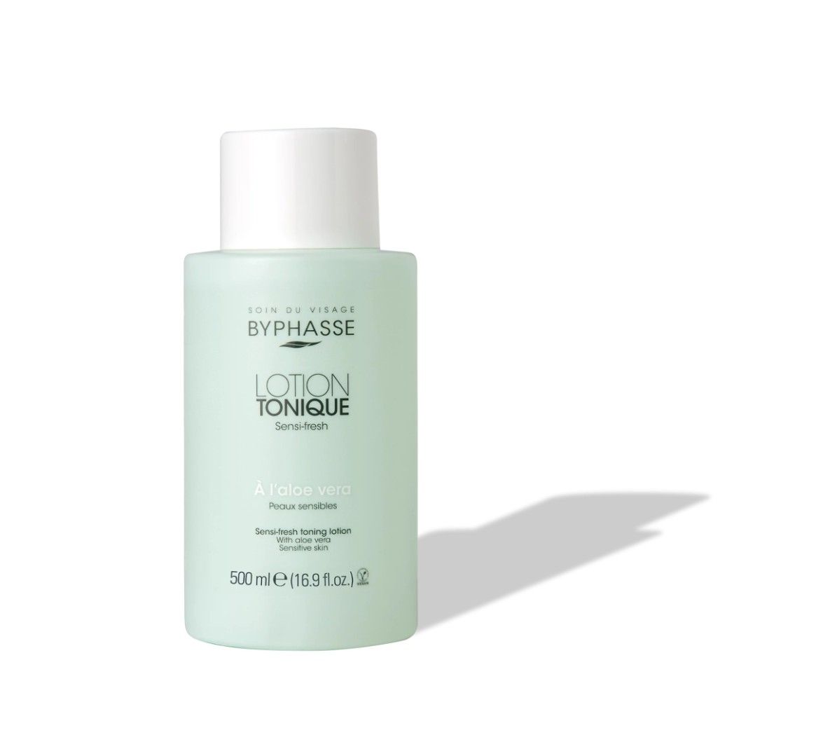 Лосьйон-тоник Byphasse для обличчя з алое вера для чутливої шкіри 500 мл