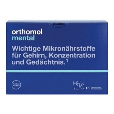 Витамины Ортомол Mental 15дней (Обмен веществ и умственная деятельность)