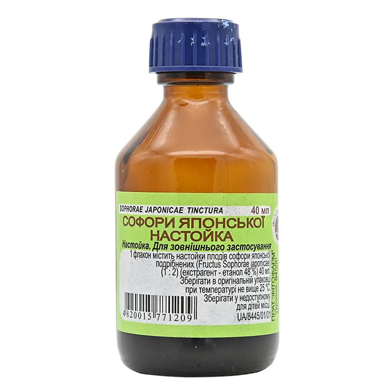 Софори японської настоянки по 40 мл у флаконі 1 шт. - Фітофарм
