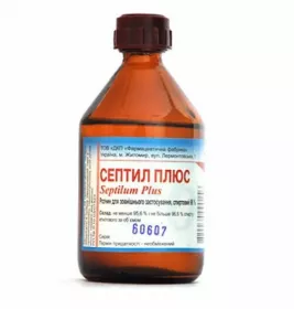 Септил Плюс розчин 96% по 100 мл у флаконі 1 шт.