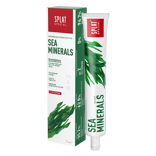 *З.п. SPLAT Special Sea Minerals отбеливающая 75мл *З.п. SPLAT Special Sea Minerals отбеливающая 75мл