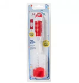 *Baby-Nova 2 в 1 щітка для миття пляшок та сосок