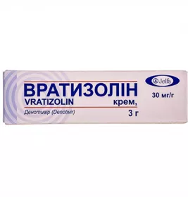 Вратизолін крем 30 мг/г по 3 г у тубах