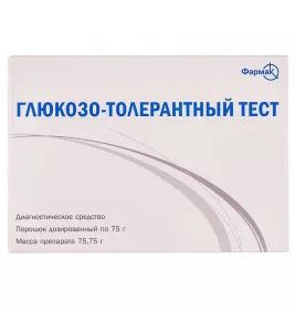 Глюкозо-толерантний тест порошок 75 г/пак. по 75.75 г у пакетику