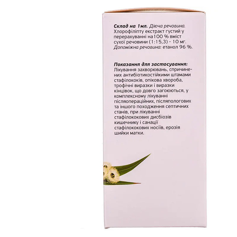 Хлорофиллипт раствор спиртовой 10 мг/мл по 100 мл во флаконе - Артериум