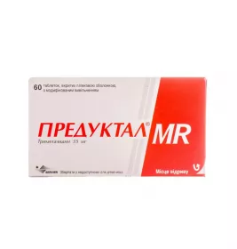 Предуктал MR таблетки по 35 мг 60 шт.