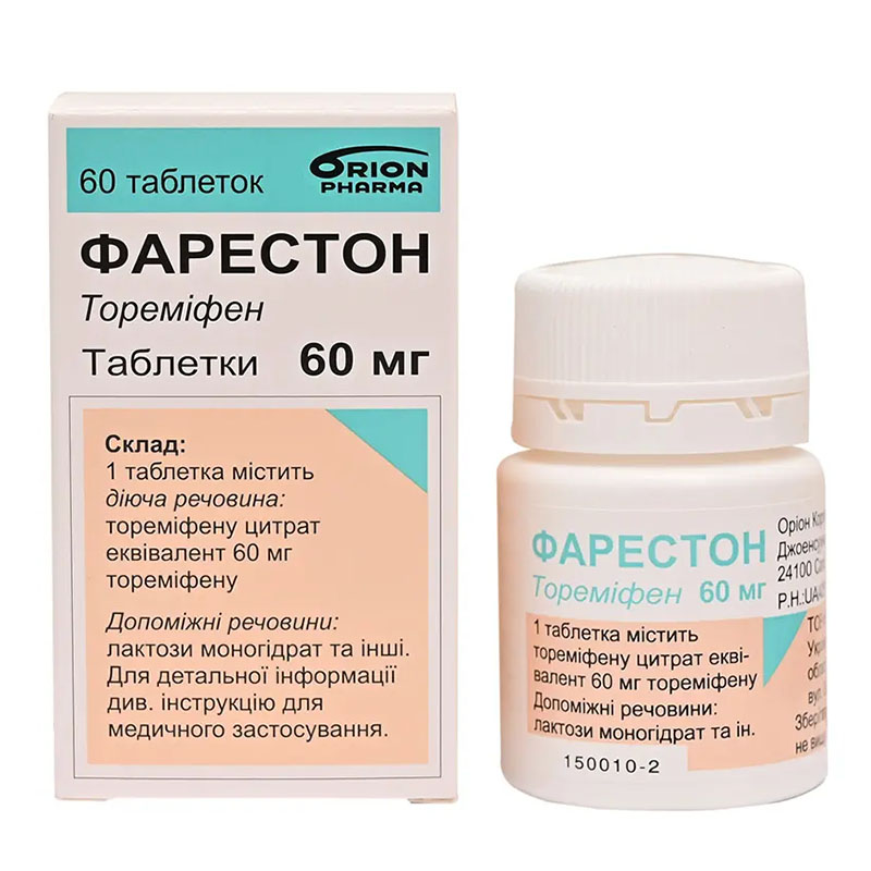 Фарестон таблетки по 60 мг 60 шт.