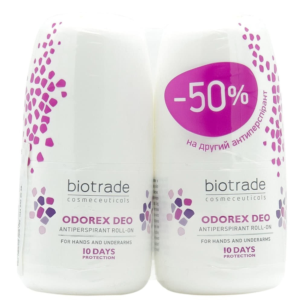 *Набор Антиперспирант Biotrade Odorex Deo длительного действия 2*40мл *Набор Антиперспирант Biotrade Odorex Deo длительного действия 2*40мл