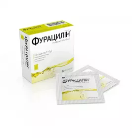 Фурацилін порошок 40 мг по 2 г у саше 10 шт.