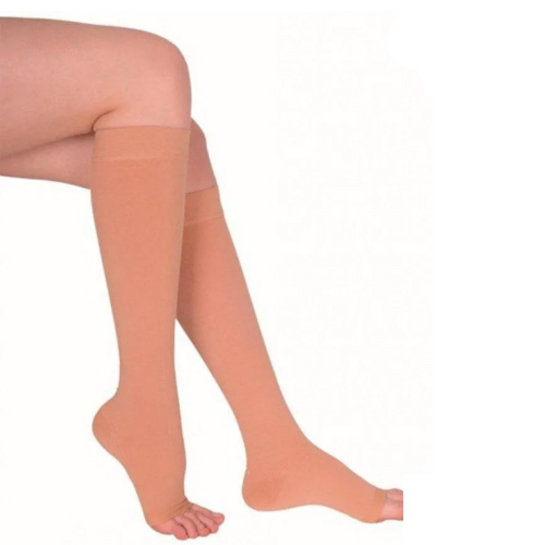 *Панчохи мед. 2 клас компресії короткі відкриті р. S (світло беж.) PT0403