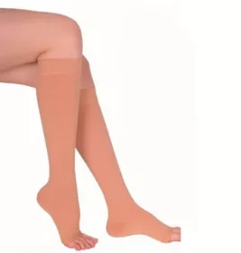 *Панчохи мед. 2 клас компресії короткі відкриті р. S (світло беж.) PT0403