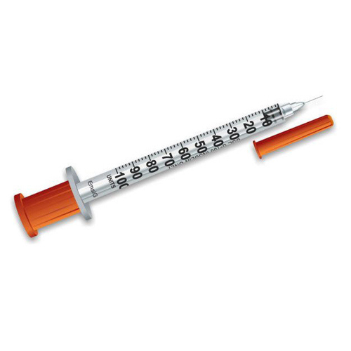 Шприц інсуліновий Micro-Fine Plus U-100 з голкою 31G (0,25x6мм) 0,5мл №1 BD