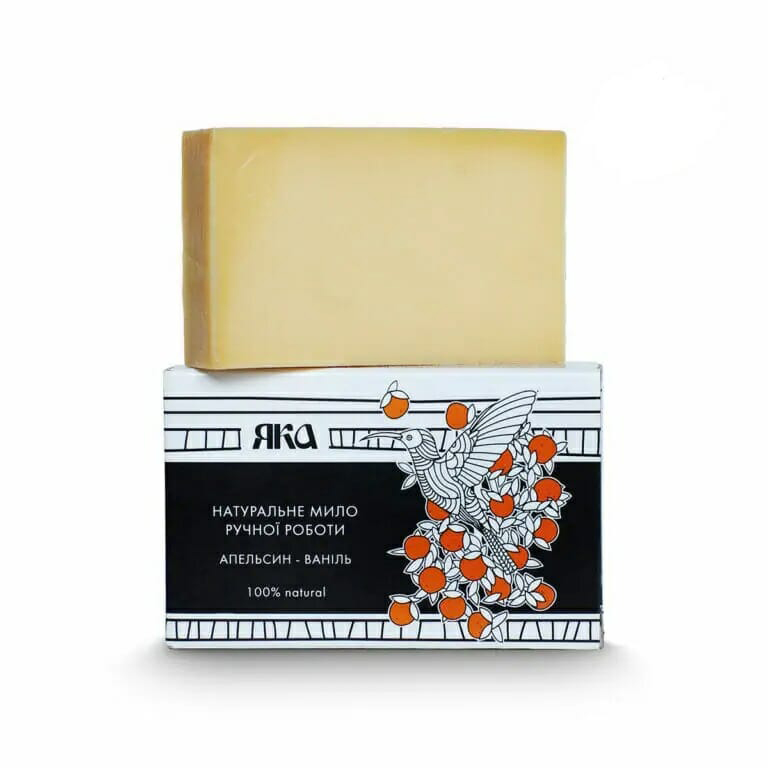*Мило Яка туалетне натуральне Апельсин-ваніль 75 г