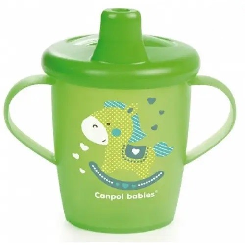 Кружка-непроливайка Canpol 31/200 зеленая Кружка-непроливайка Canpol 31/200 зеленая