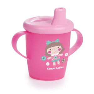 Кружка-непроливайка Canpol 31/200 розовая Кружка-непроливайка Canpol 31/200 розовая