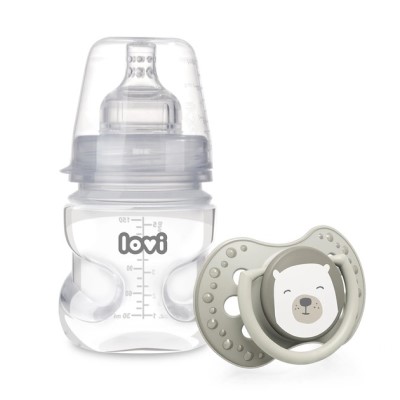 *Набір LOVI 0204exp Захист рефлексу смоктання Buddy Bear 150 мл