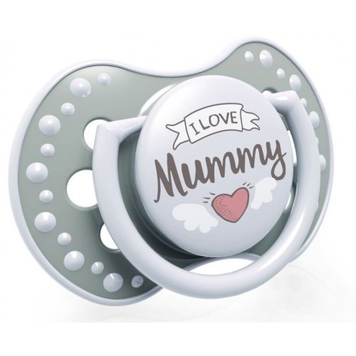 *Пустушка Lovi 22/866 динамічна силіконова 0-3 м 2шт I love